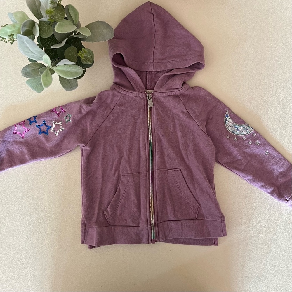 Peek Moon & Stars Sequin French Terry Hoodie